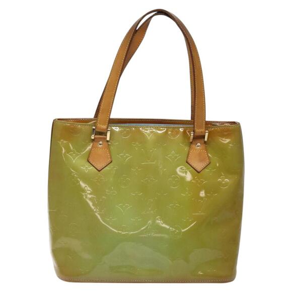 LOUIS VUITTON Monogram Vernis Houston Hand Bag Baby Blue M91005 - Picture 3 of 13